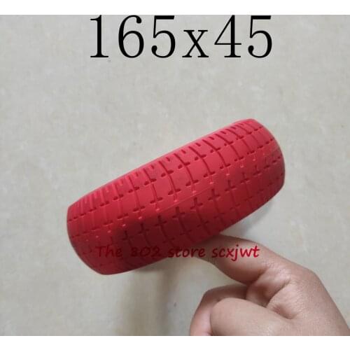 Free shipping 165x45 Solid Tire 165*45 Tubeless Tyre 6.5 Inch Tyre for 6.5" Hoverboard Self Balancing Electric Scooter Spare