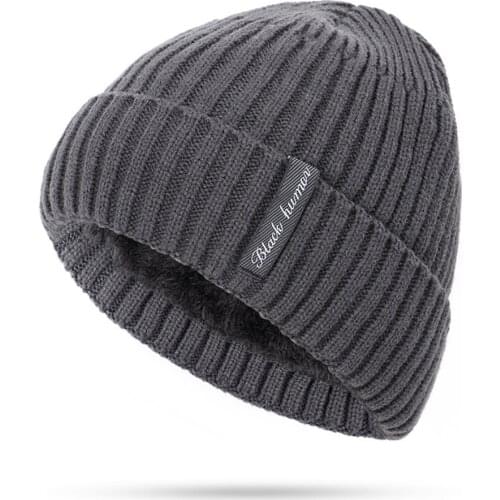 Brand New Men Women Thick Warm Beanies Knit Hat Beanie Skullies Hats Unisex Wool Ear protection Cycling Winter Bonnet Caps