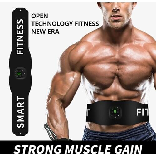 EMS Muscle Stimulator Massager Trainer Smart Fitness Abdominal Trainin Weight Loss Stickers Body Slimming Belt Stickers Massager
