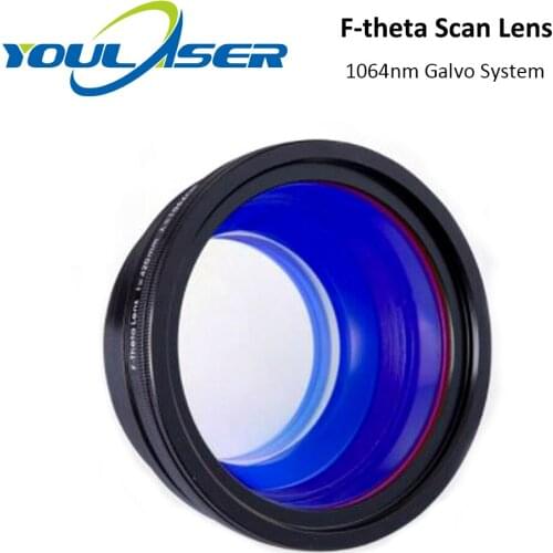 F-theta Scan Lens Field Lens 1064nm 50x50 - 300x300 F63-420mm for 1064nm YAG Optical Fiber Laser Marking Machine Parts