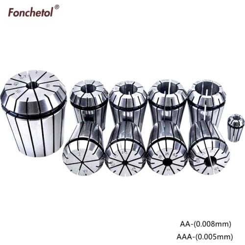 ER Collet-1pcs,CLASS-AA 0.008mm CNC Machine Milling Cutter Collet,Tungsten Steel Solid carbide End Mill Accessory