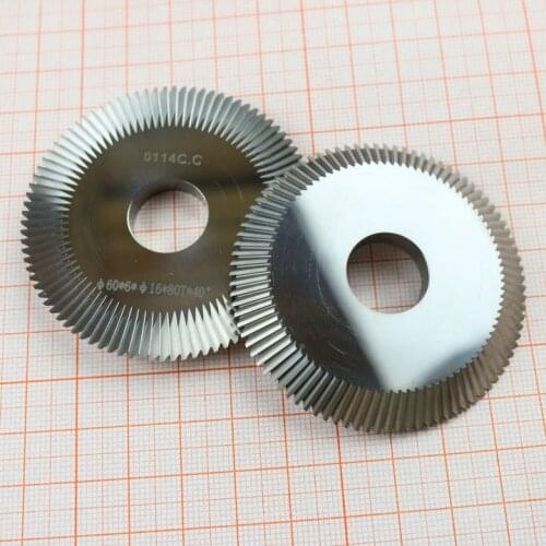 0114C.C Carbide Angle Milling Cutter 60x6x16 Key Cutter Saw Blade For WENXING 218A,218B,218D,216,268,288 288A 288B 288F 288C