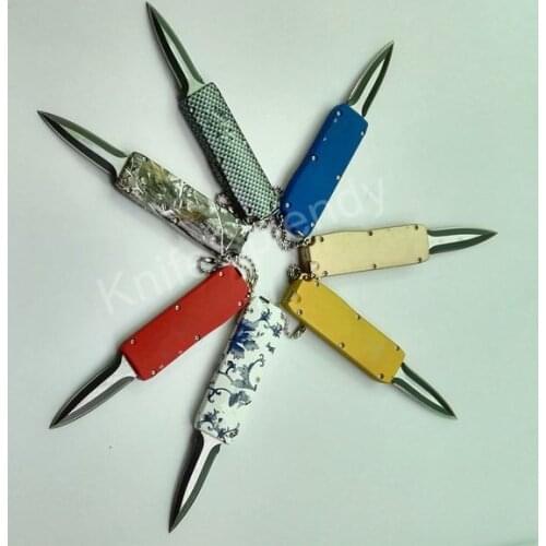 Glory Mini Pocket Knife Pull Flail 440 Blade Single Action Tactical Folding Fixed Blade Knife Fishing EDC Survival Tool Knives