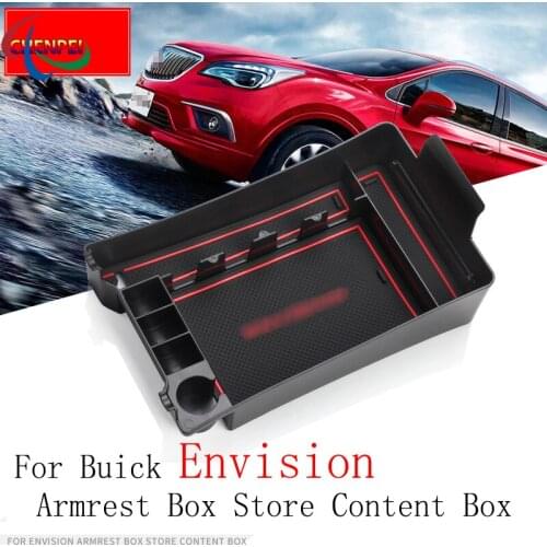 For Buick Envision Modified Central Armrest Box Storage Box Storage Box Decoration Angkewei Storage Box Car Accessories