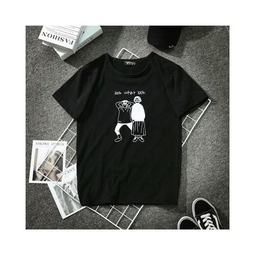 2021 Summer Mens Short-sleeved T-shirt Youth Self-cultivation Printing Round Neck Compassionate Bottoming Shirt Casual Tops