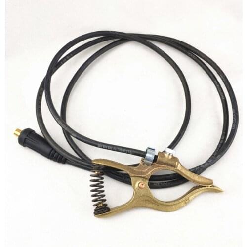 Ground Clamp Cable Set Welding Lead Set 3m 16sqmm Copper Wires DKJ35-50 Connector 300A Welding Clamp ARC Stick/MMA Welding Cable