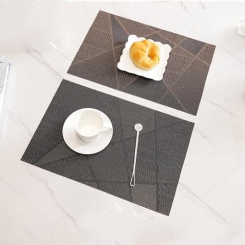 Anti-slip Heat-resistant Placemat Dishes Coaster Tableware Mat Table Decoration The placemat is very durable heat-resistant safe