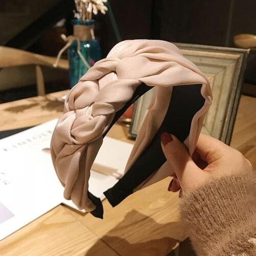2019 New Women Stylish Broad Brim Knotted Hair Band Headband Hair Accessories