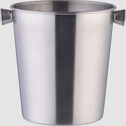OAPE 3L - 4L Premium Single Wall Stainless Steel Absolut Vodka Beer Can Champagne Ice Bucket With Handle