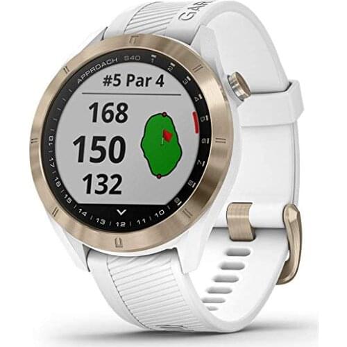 Original GOLF GPS watch Garmin Approach S40 , Stylish GPS Golf Smart watch Lightweight with Touchscreen Display waterproof watch