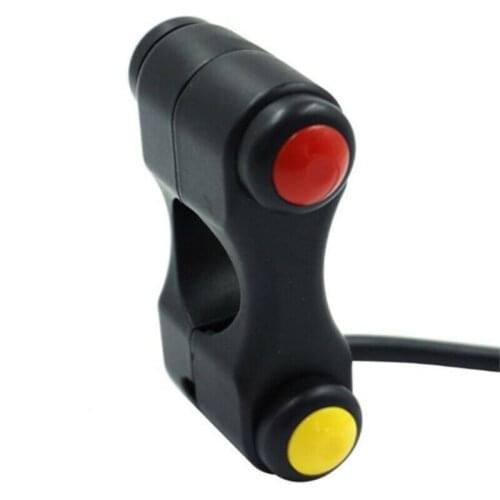 12V 7/8" Switch 3-Buttons Motorcycle Handlebar For ATV Headlight Horn 22mm Motorcycle Modification Parts Multi-Function Switch