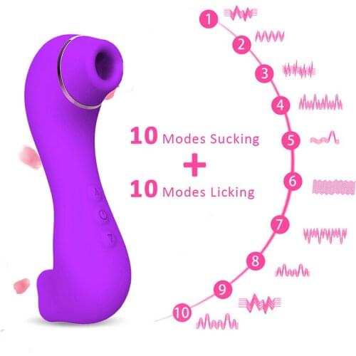 Sex Toy Tongue Vibrators mini AV rod vibration Massage Oral Licking Clitoris Stimulator Sex Toys For Woman Clitoris suction cup