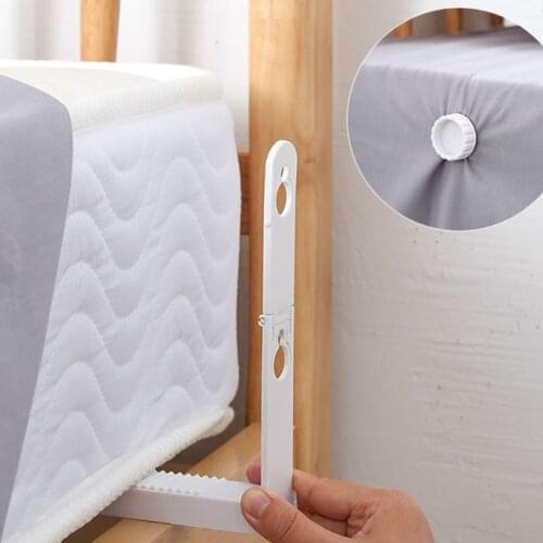 4Pcs Foldable Bed Sheet Grippers Fixing Clip Household Adjustable Height Sheets Corner Non-Slip Holder Fastener Blanket Cover