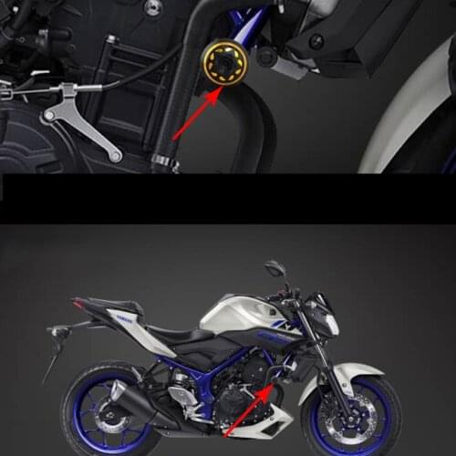 For Yamaha MT03 MT 03 MT-03 2015 2016 2017 Frame Sliders Crash Pads Engine Protector Guard Motorcycle Accessories Falling
