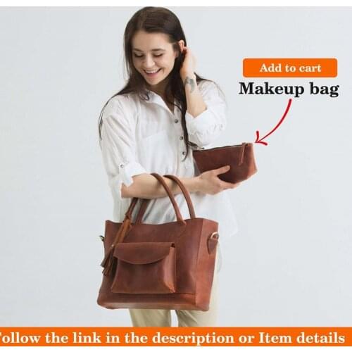 Retro Leather Women Handbag Female Large Capacity Tassel Shoulder Tote Bag suitcase multi-functional soft leather travel Bags