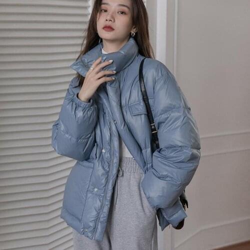 SEDUTMO Winter Oversize Duck Down Coat Women Short Warm Jackets Autumn Casual Fashion Puffer Jacket Parkas ED1685