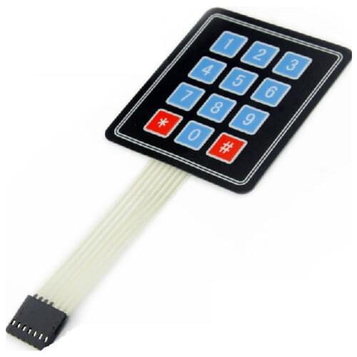 1PCS New 3 x 4 12 Key Matrix Membrane Switch Keypad Keyboard