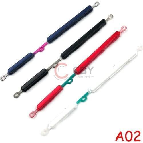 10PCS For Samsung Galaxy A01 A015F A02 A025F Volume Power Button Power ON OFF Volume Up Down Side Button Key