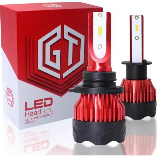 2Pcs H4 LED H7 Auto Car Headlight 9005 9006 H3 H13 H8 880 H27 9004 9007 H11 881 LED H1 K5 55W 6000LM 6000K Automobile Bulb