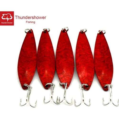 5pcs New Metal Fishing Spoon Lures 7.2cm 18g Artificial Fishing Lures Hard Bait Sequin Spoon Noise Paillette Fresh Water Tackles
