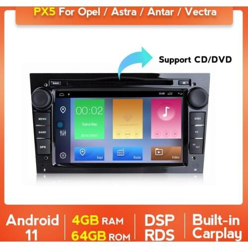 2Din 7"Car DVD GPS Navigation Android 11 For Opel Antara Vauxhall Meriva Vectra Opel Astra H USB BT Multimedia Radio CD SWC Wifi