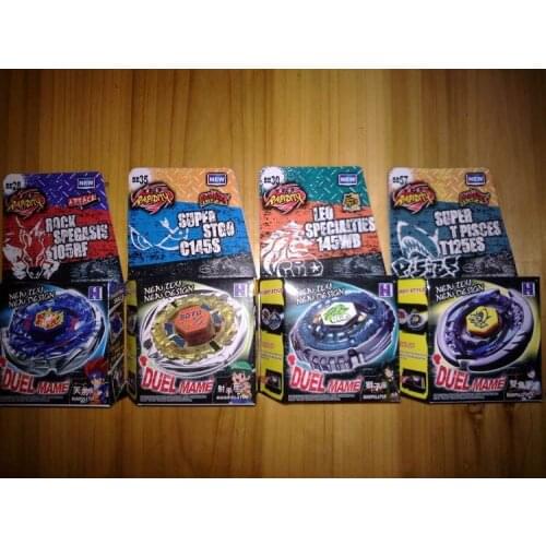 Bayblade 4pcs/lot Spinning Top Metal Fight Storm Capricorne M145Q BB28 BB35 BB30 BB57, no have Launcher