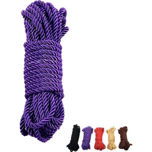 Fetish Alternative Slave Bondage Rope Restraint CottonTied Rope Sex Products For Couples Adult Game BDSM Roleplay 10M