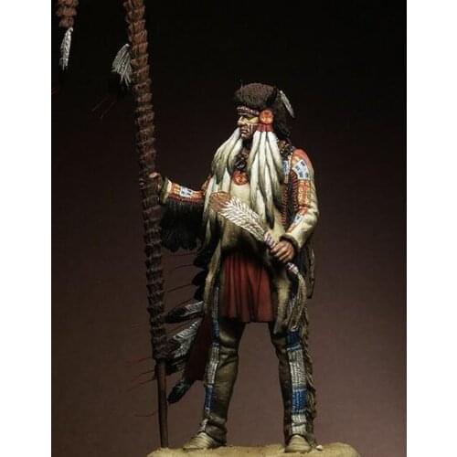1/24 Scale Resin figure Aboriginal fighters 75mm
