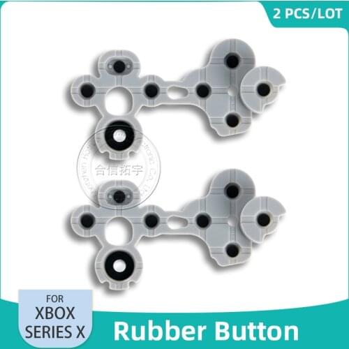 HOTHINK 2pcs/lot Original Replacement ABXY Rubber Buttons for XBOX Series X Controller Conducting Resin Button for XBOX Series S