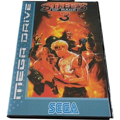 STREETS III - SegaMD Genesis Mega Drive Game Cartridge