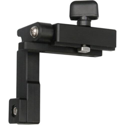 K1KA 450mm Miter Gauge with Track Stop Table Saw Woodworking Tools DIY Push Handle Simple Style Backer Aluminum and Bakelite