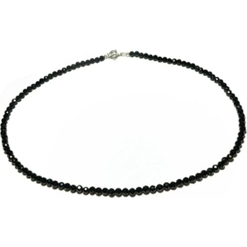 Lily Jewelry Shining Choker Necklace Real Pearl Black Spinel 925 sterling silver Fashion Bohemian Hawaii Clavicle Necklace