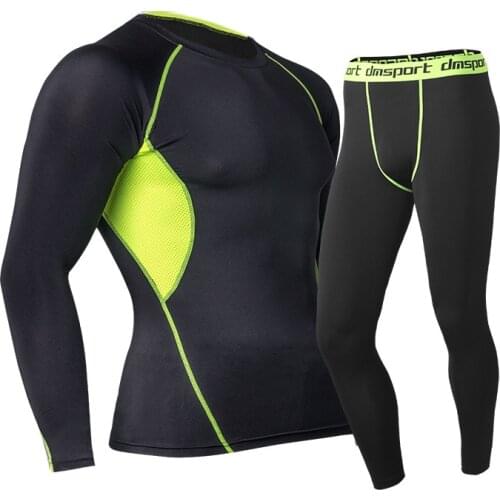 Mens Thermal Underwear Set Women Fast-Dry Technology Surface Elastic Force Long Johns Suit Compression lucky John For Men Women