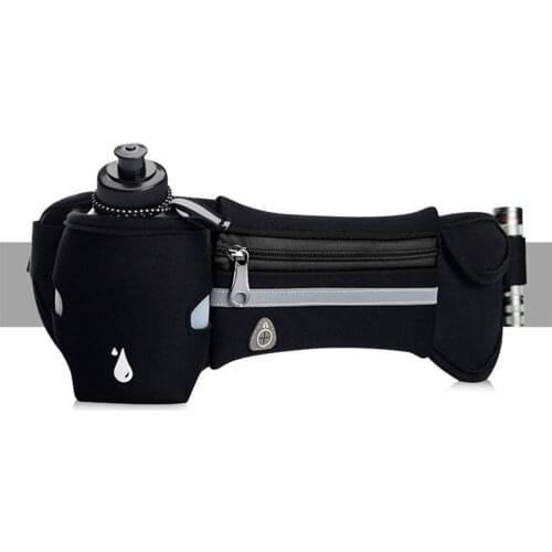 Waterproof Running sets Pouch Belt for iPhone Reflective Ultra Lightweight Unisex Running Pocket with Water Bottle&Earphone Hole