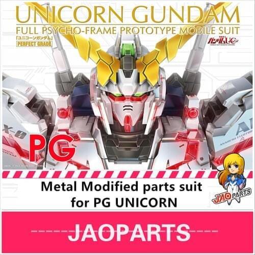 JAOparts Metal Modified parts set for Bandai PG 1/60 RX-0 Unicorn Gundam DJ006
