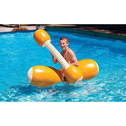 Water against air - filled wood Inflatable wood Inflatable water toy