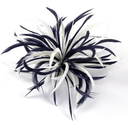 New Women High Quality Color Feathers Flower DIY Carnival Jewelry Accessory Wedding Corsage Decoration Natural Plumes For Crafts