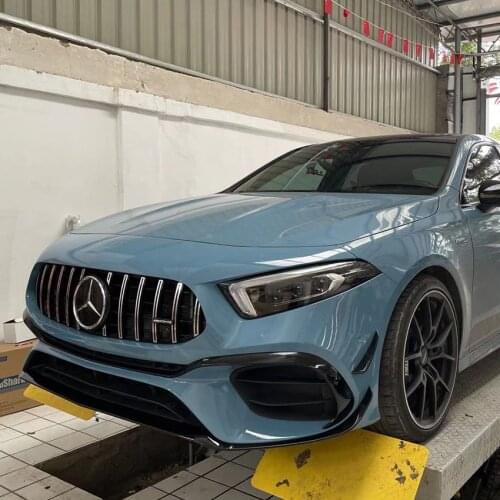 New2021 Suitable For Mercedes-Benz A-Class W177 A180 A200 A220 A35 A45 AMG Front Bar Assembly Large Surround Modification