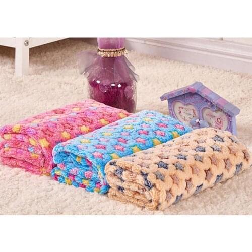 New Fashion Design 50X80cm Cute Pet Dog Cat Rest Blanket Pet Cushion Bed Soft Warm Sleep Mat Pet Supplies