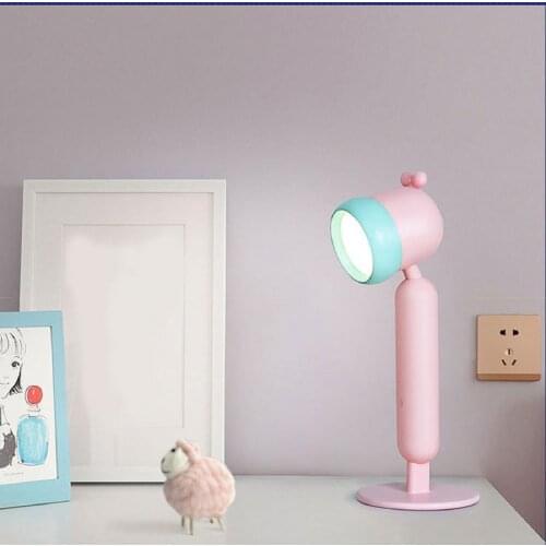 Portable Night Light Simple Stepless Dimming Adjustable Light Weight Eye Protection Desk Lamp Comfortable to Use for Home