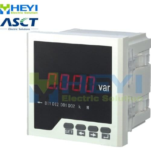 Factory direct sale LED AC digital panel Class 0.5 Single phase digital reactive power meter with RS485