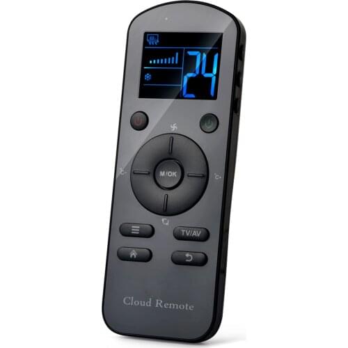 Free Shipping Cloud Remote Controller Smart Remote Controller with LCD Display for TV Set-top Box Air Conditioner