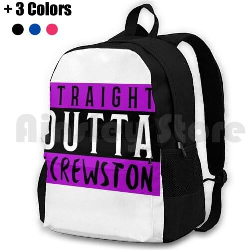 Straight Outta Screwston Outdoor Hiking Backpack Riding Climbing Sports Bag Bayou City Houston Space City H Town City Texas