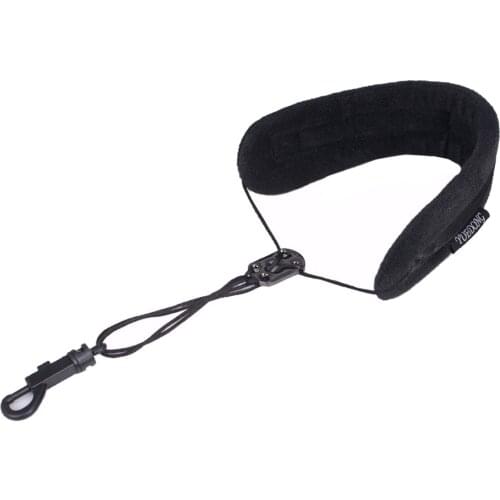 Saxophone Hide Substance Foldable Shoulder Suspender Strap Instrument Accessory