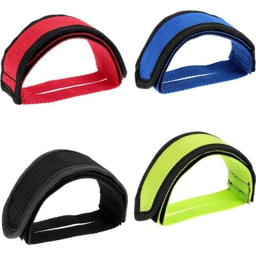 Soldier Fixed Gear Fixie BMX Bike Bicycle Anti-slip Double Adhesive Straps Pedal Toe Clip Strap Belt