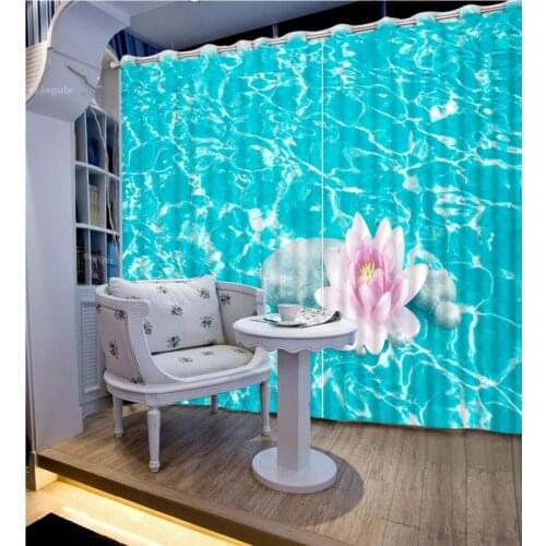 Style flower Print Bedroom Living Room Kitchen Home Textile Luxury 3D Window Curtains