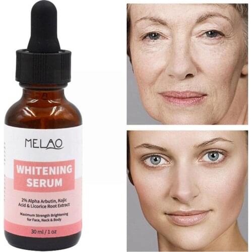 Skin Whitening Serum Organic 2% Arbutin Serum Whitening Lightening Brightening Moisturizing Kojic Acid Essence Q6R2