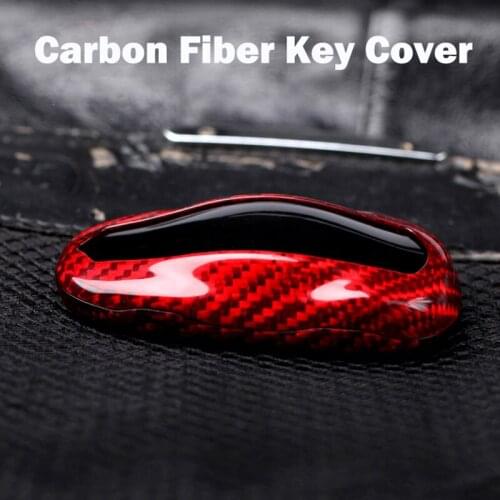 T-carbon Car Key Case Shell Cover For Tesla Model S Car Styling Accessories