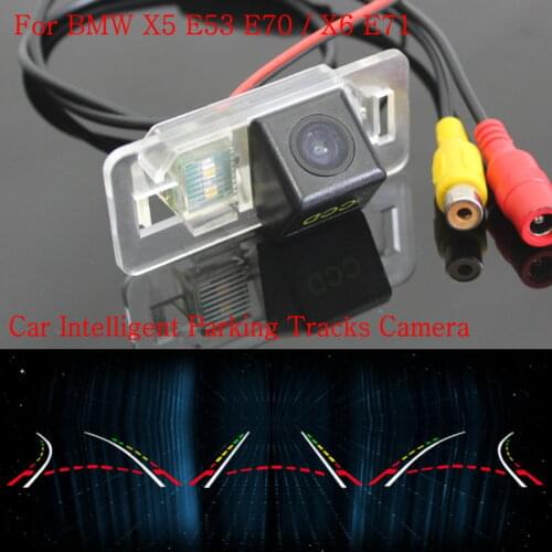 Lyudmila Car Intelligent Parking Tracks Camera FOR BMW X5 E53 E70 / X6 E71 / Back up Reverse Camera / Rear View Camera / HD CCD
