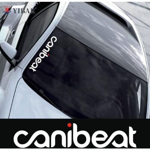 CANIBEAT Hellaflush Graphic Front Windshield Decal Vinyl Car Sport Sticker